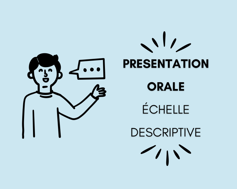 Présenter un roman à l&rsquo;oral : échelle descriptive