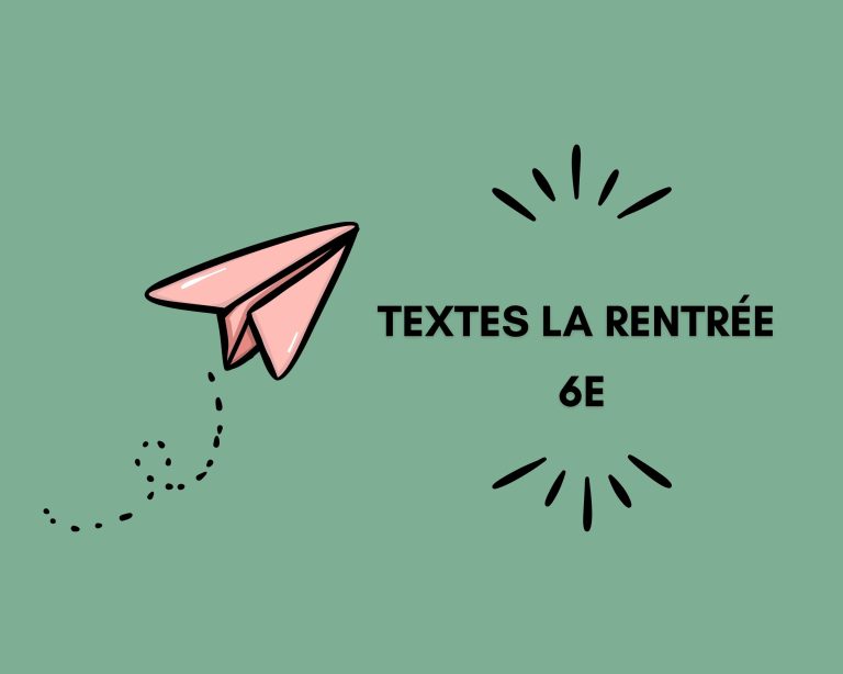 Une rentrée littéraire en 6e : projet d&rsquo;apprentissage « émotions »
