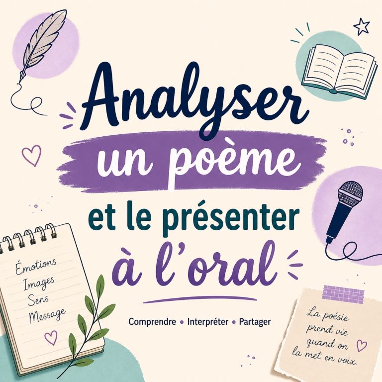Analyser un poème : du regard à la voix