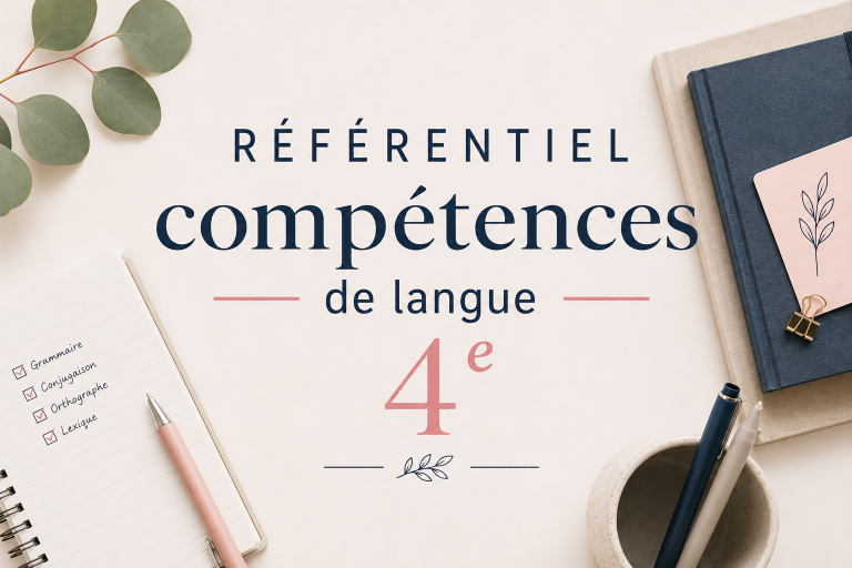 Référentiel de langue 4e : un outil pour rendre les élèves acteurs de leurs apprentissages